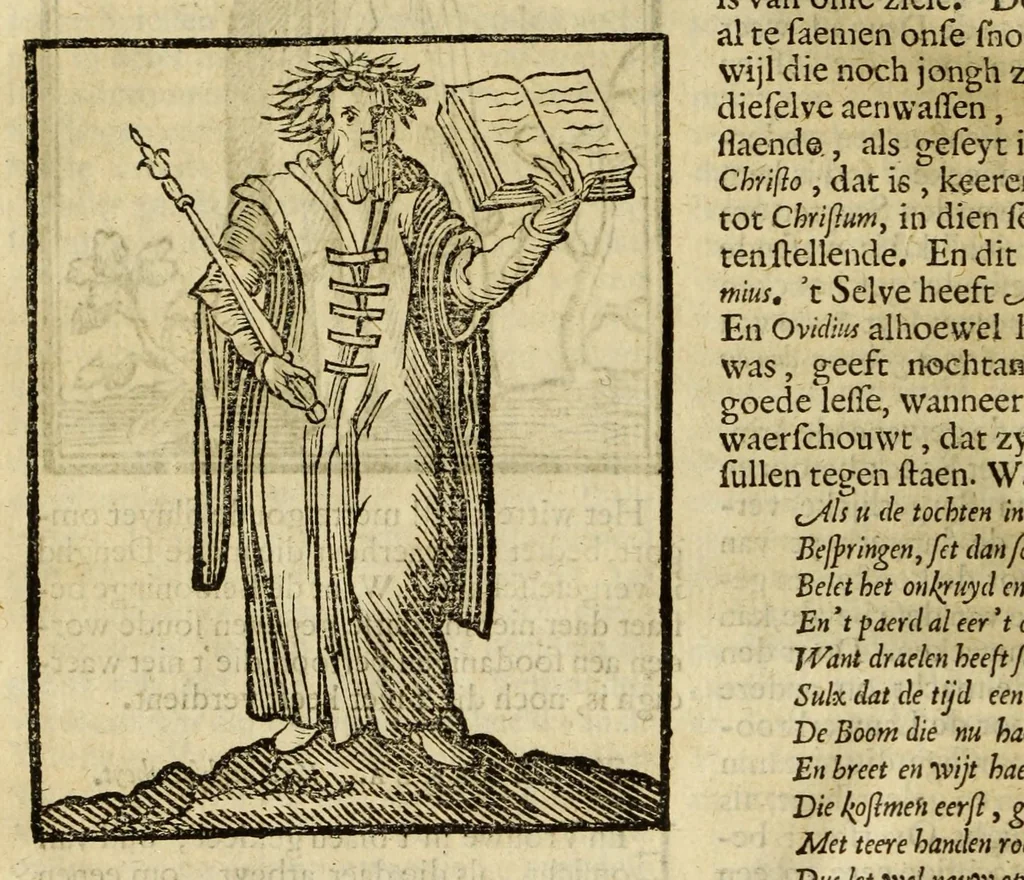 An illustration from Iconologia, of uytbeeldingen des verstands, 1644, leaf 548