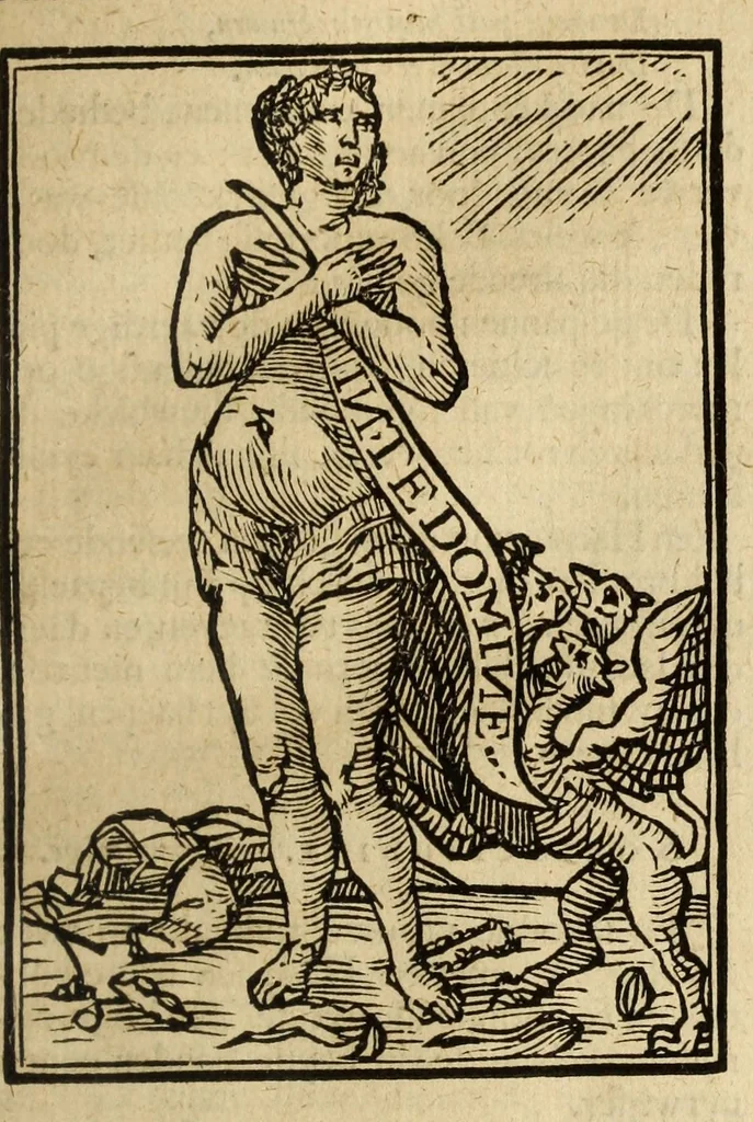 An illustration from Iconologia, of uytbeeldingen des verstands, 1644, leaf 55