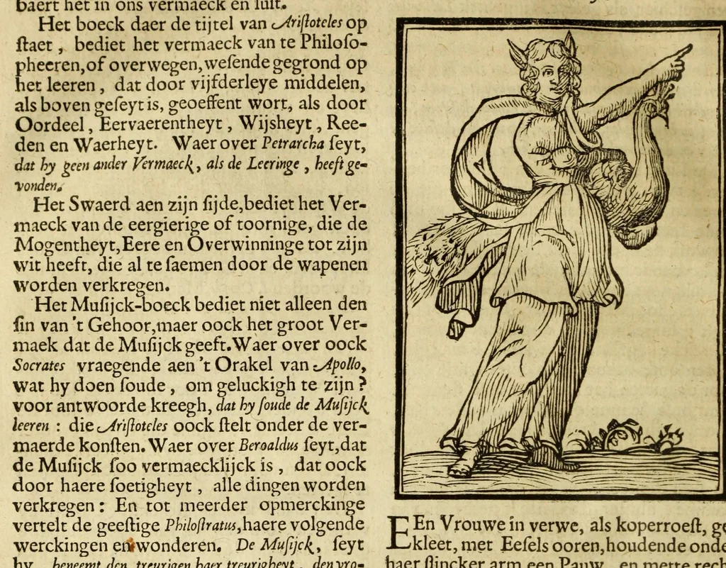 An illustration from Iconologia, of uytbeeldingen des verstands, 1644, leaf 562