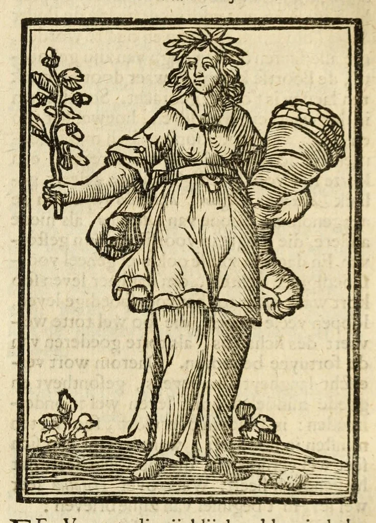 An illustration from Iconologia, of uytbeeldingen des verstands, 1644, leaf 585