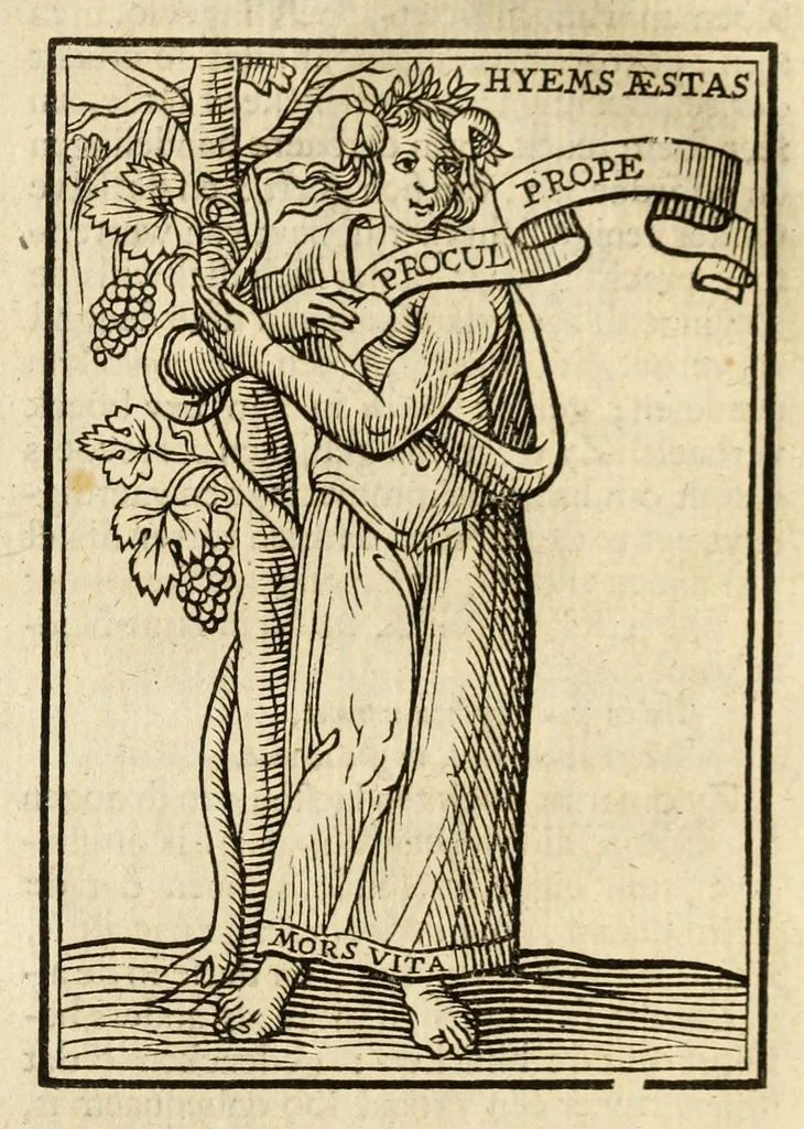 An illustration from Iconologia, of uytbeeldingen des verstands, 1644, leaf 595