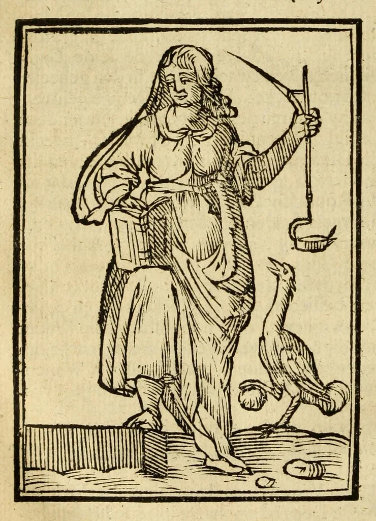 An illustration from Iconologia, of uytbeeldingen des verstands, 1644, leaf 608