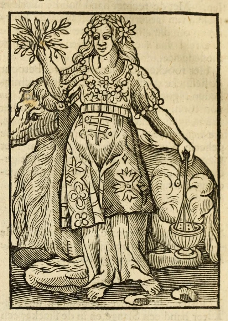 An illustration from Iconologia, of uytbeeldingen des verstands, 1644, leaf 623