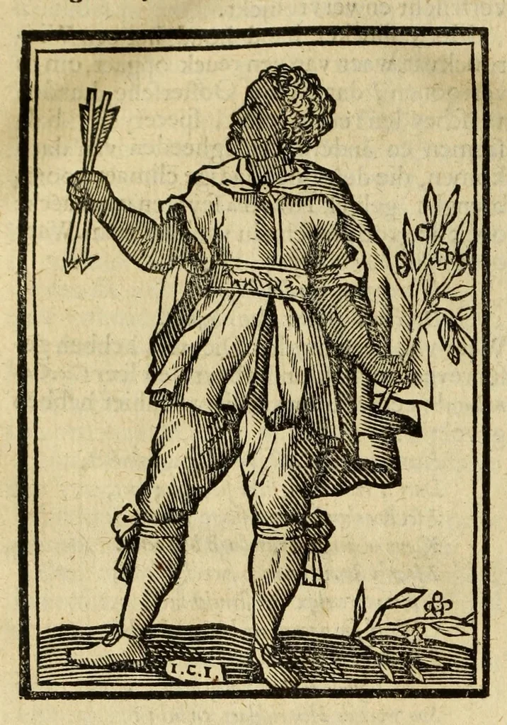 An illustration from Iconologia, of uytbeeldingen des verstands, 1644, leaf 646