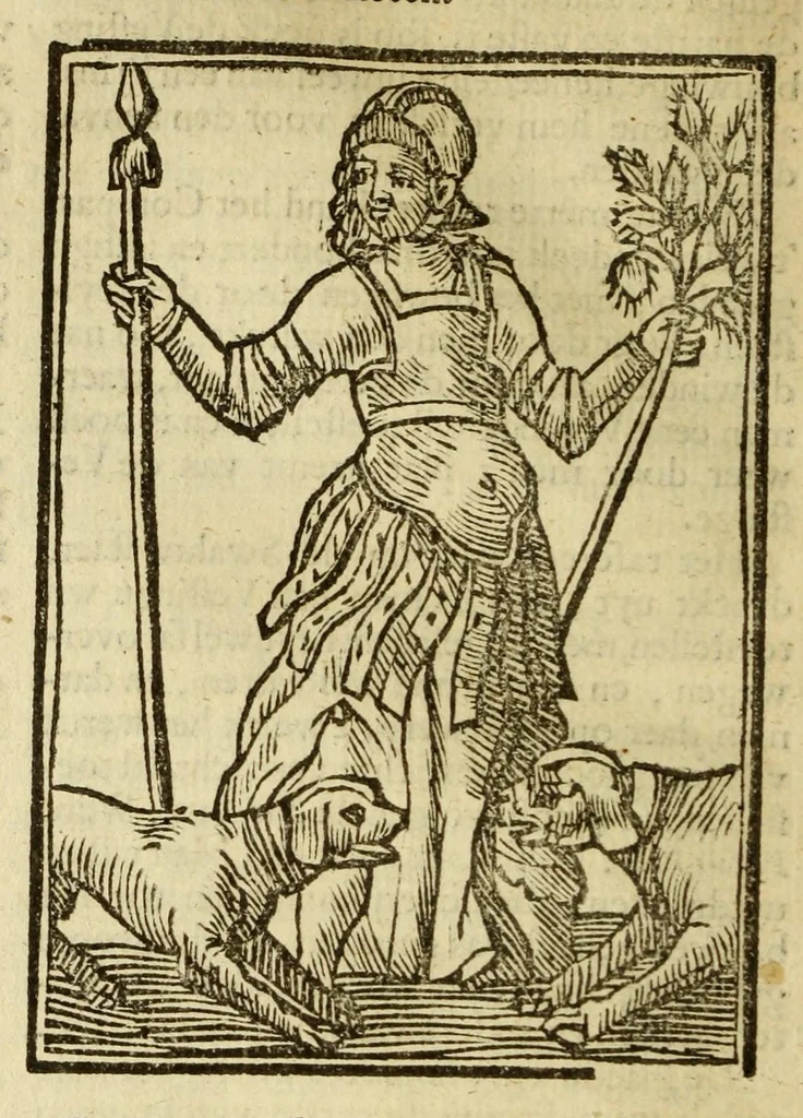 An illustration from Iconologia, of uytbeeldingen des verstands, 1644, leaf 92