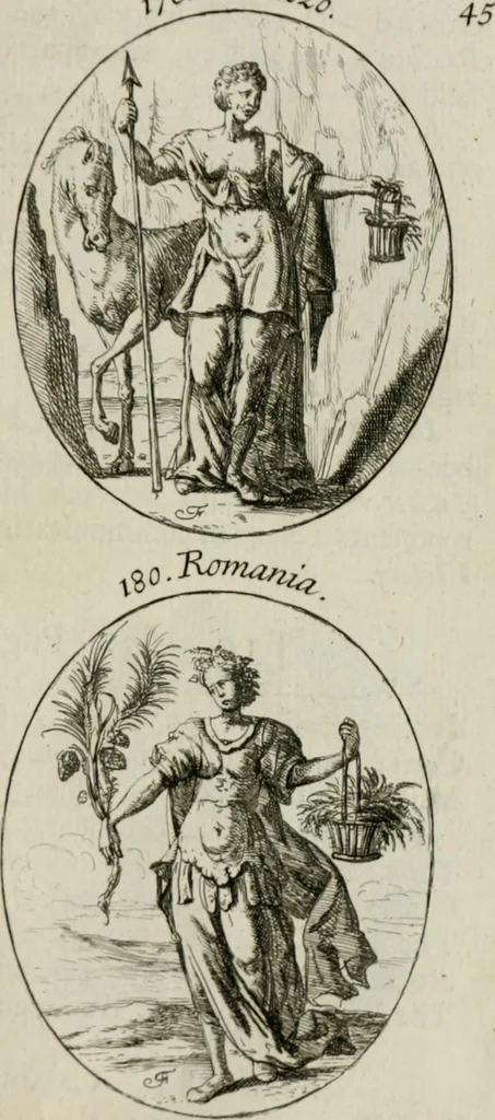 An illustration from Iconologia, or, Moral emblems, 1709, leaf 106