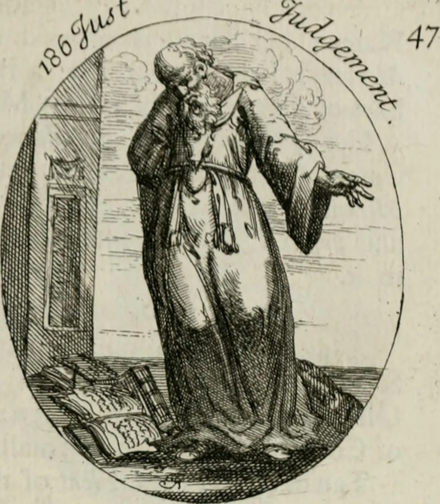 An illustration from Iconologia, or, Moral emblems, 1709, leaf 110