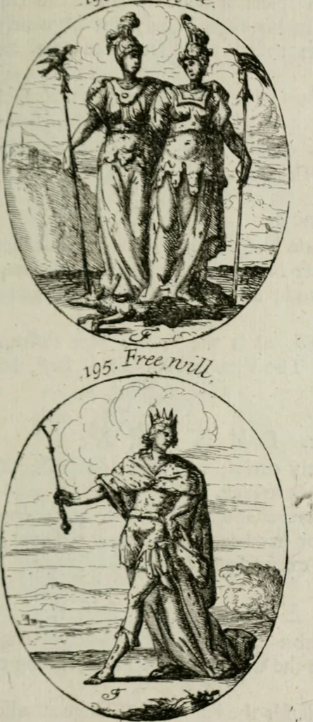 An illustration from Iconologia, or, Moral emblems, 1709, leaf 114