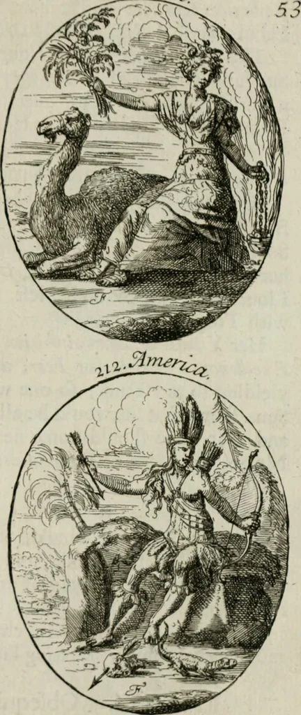 An illustration from Iconologia, or, Moral emblems, 1709, leaf 122