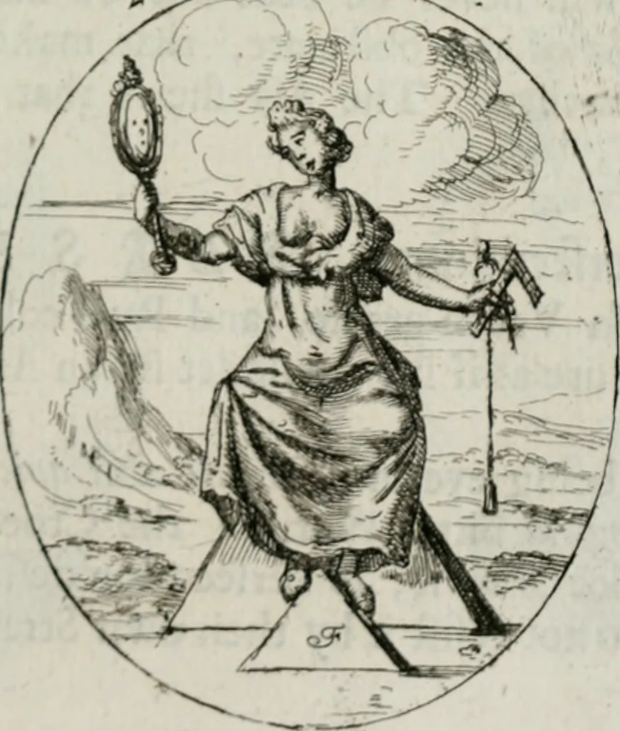An illustration from Iconologia, or, Moral emblems, 1709, leaf 130