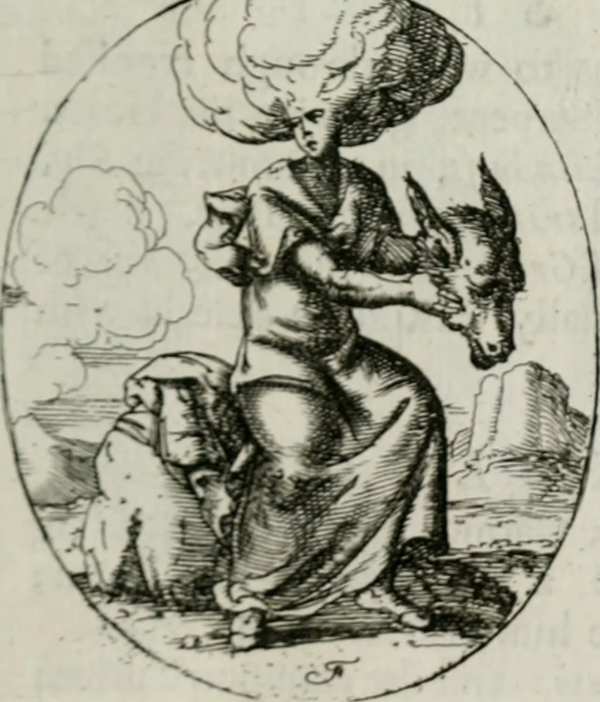 An illustration from Iconologia, or, Moral emblems, 1709, leaf 132