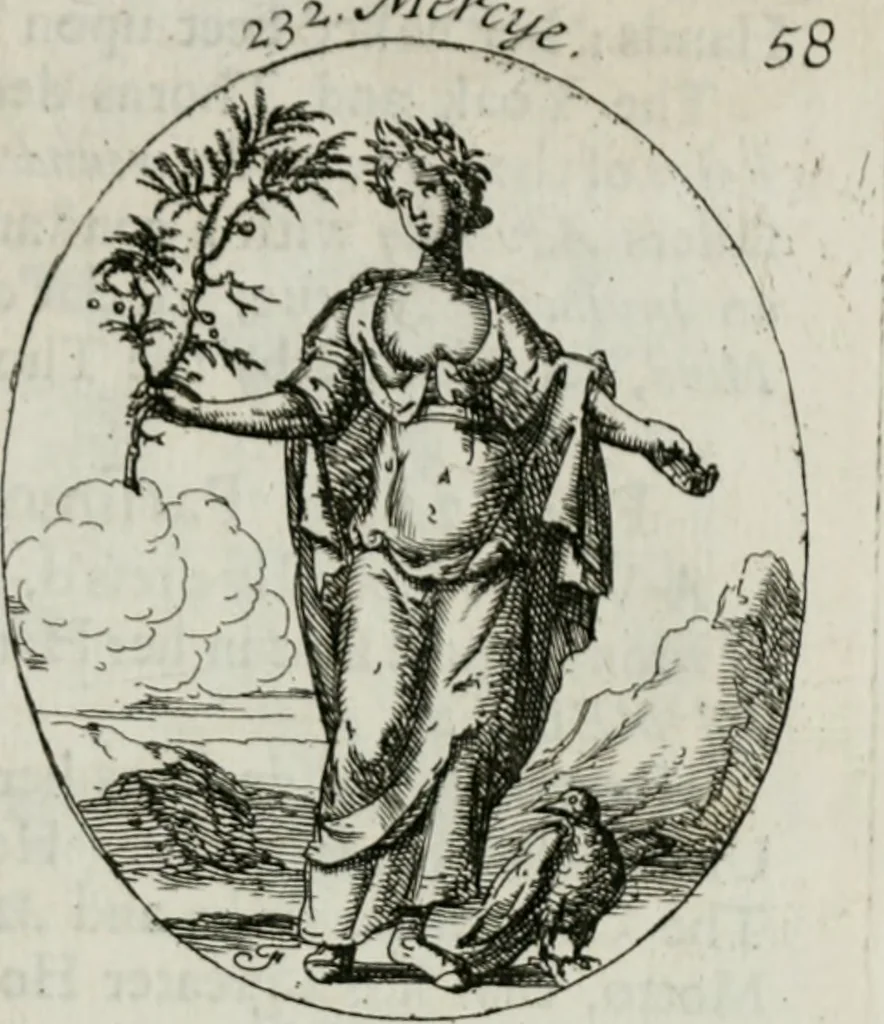 An illustration from Iconologia, or, Moral emblems, 1709, leaf 132
