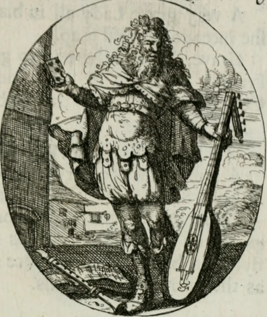 An illustration from Iconologia, or, Moral emblems, 1709, leaf 150