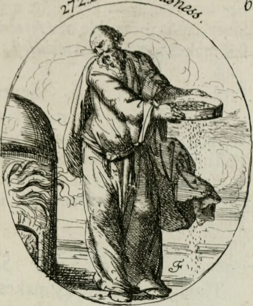 An illustration from Iconologia, or, Moral emblems, 1709, leaf 152