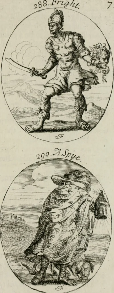 An illustration from Iconologia, or, Moral emblems, 1709, leaf 160