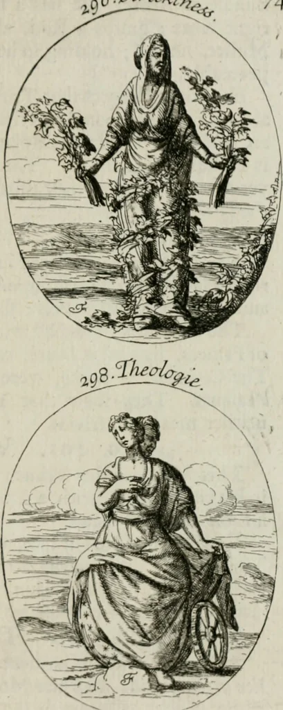An illustration from Iconologia, or, Moral emblems, 1709, leaf 164