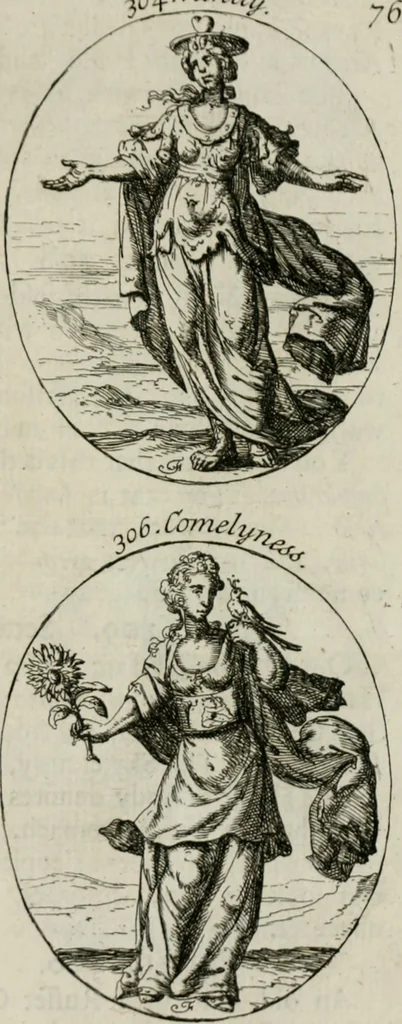 An illustration from Iconologia, or, Moral emblems, 1709, leaf 168