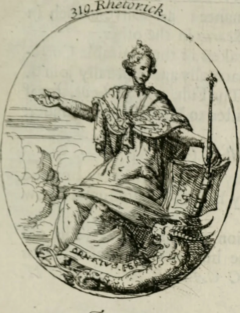 An illustration from Iconologia, or, Moral emblems, 1709, leaf 176