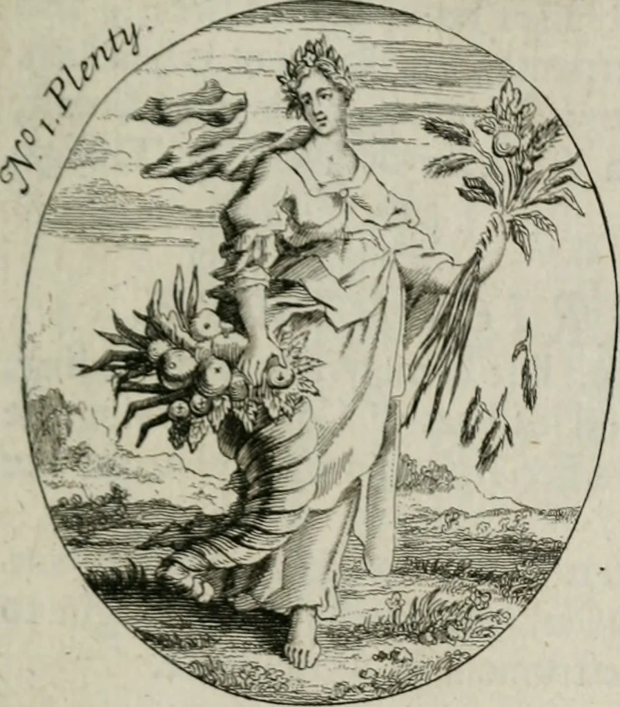 An illustration from Iconologia, or, Moral emblems, 1709, leaf 18