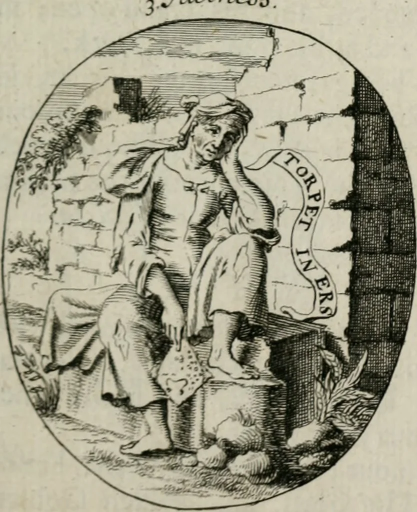 An illustration from Iconologia, or, Moral emblems, 1709, leaf 18