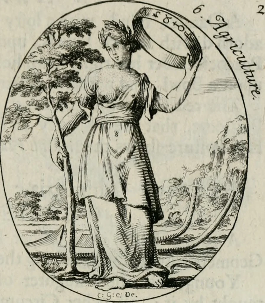 An illustration from Iconologia, or, Moral emblems, 1709, leaf 20