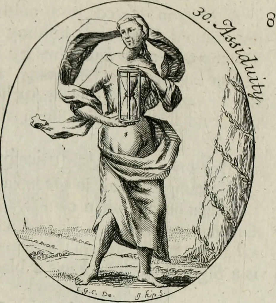 An illustration from Iconologia, or, Moral emblems, 1709, leaf 32
