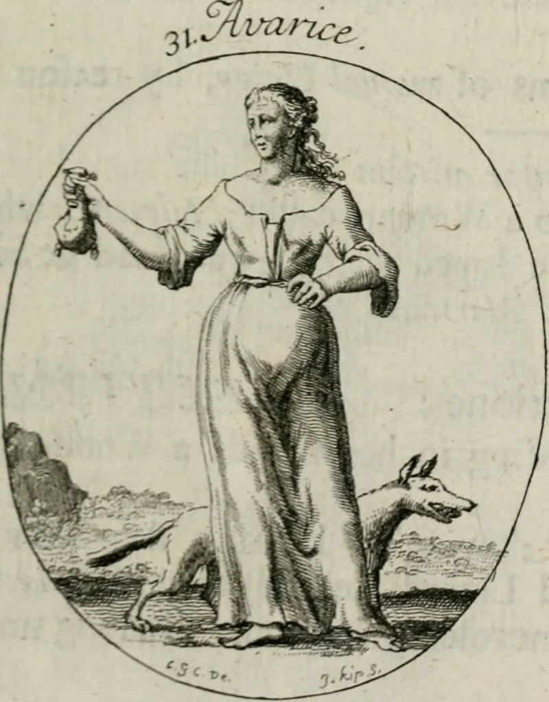 An illustration from Iconologia, or, Moral emblems, 1709, leaf 32
