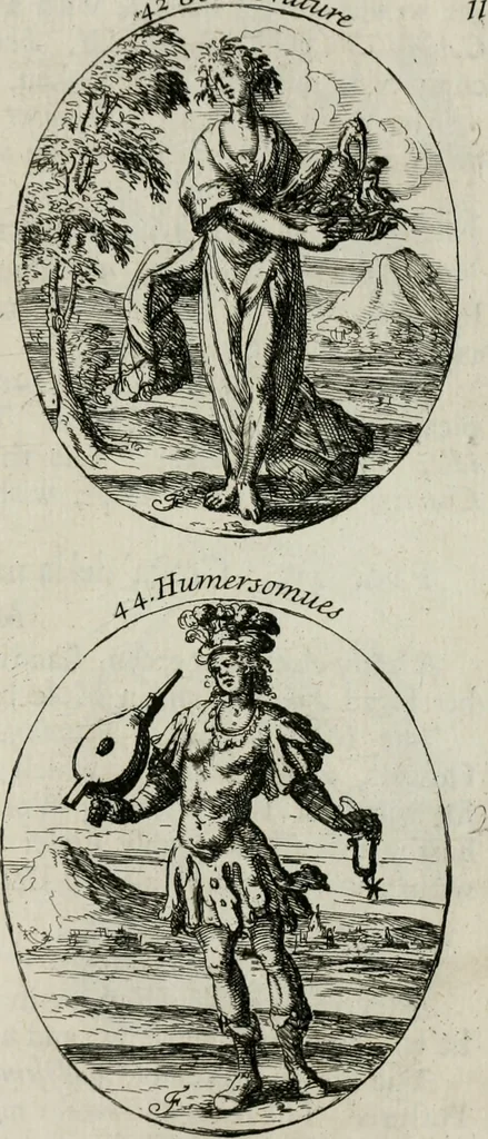 An illustration from Iconologia, or, Moral emblems, 1709, leaf 38