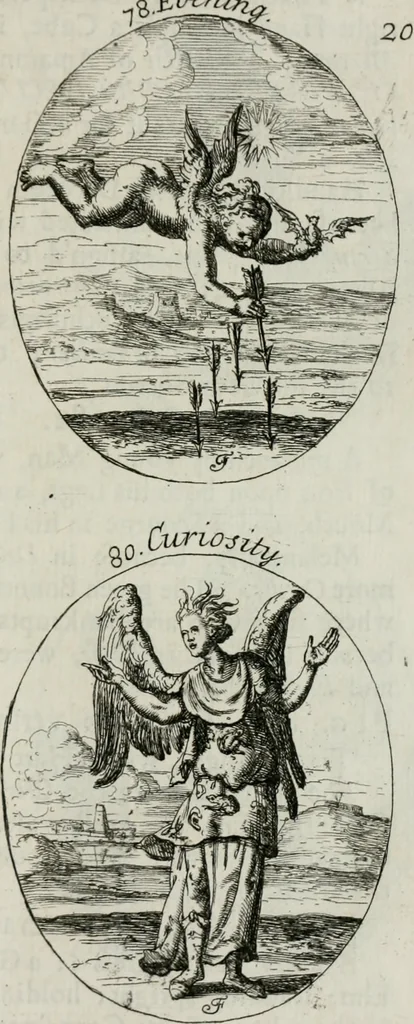 An illustration from Iconologia, or, Moral emblems, 1709, leaf 56