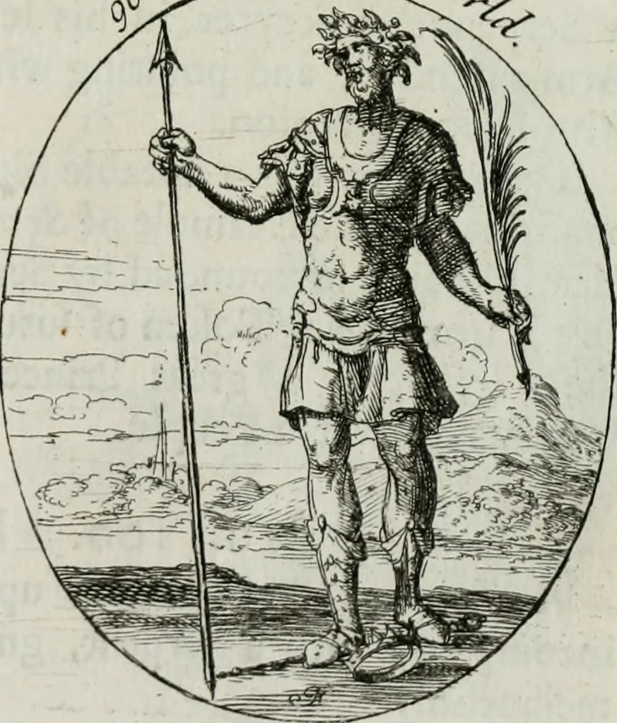 An illustration from Iconologia, or, Moral emblems, 1709, leaf 64