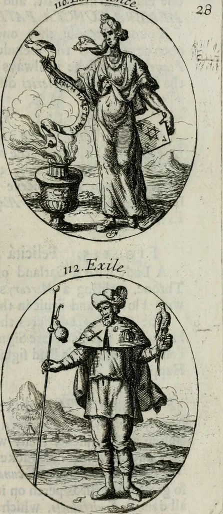 An illustration from Iconologia, or, Moral emblems, 1709, leaf 72