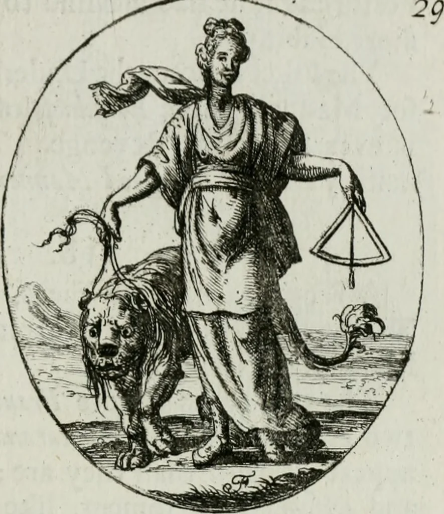 An illustration from Iconologia, or, Moral emblems, 1709, leaf 74