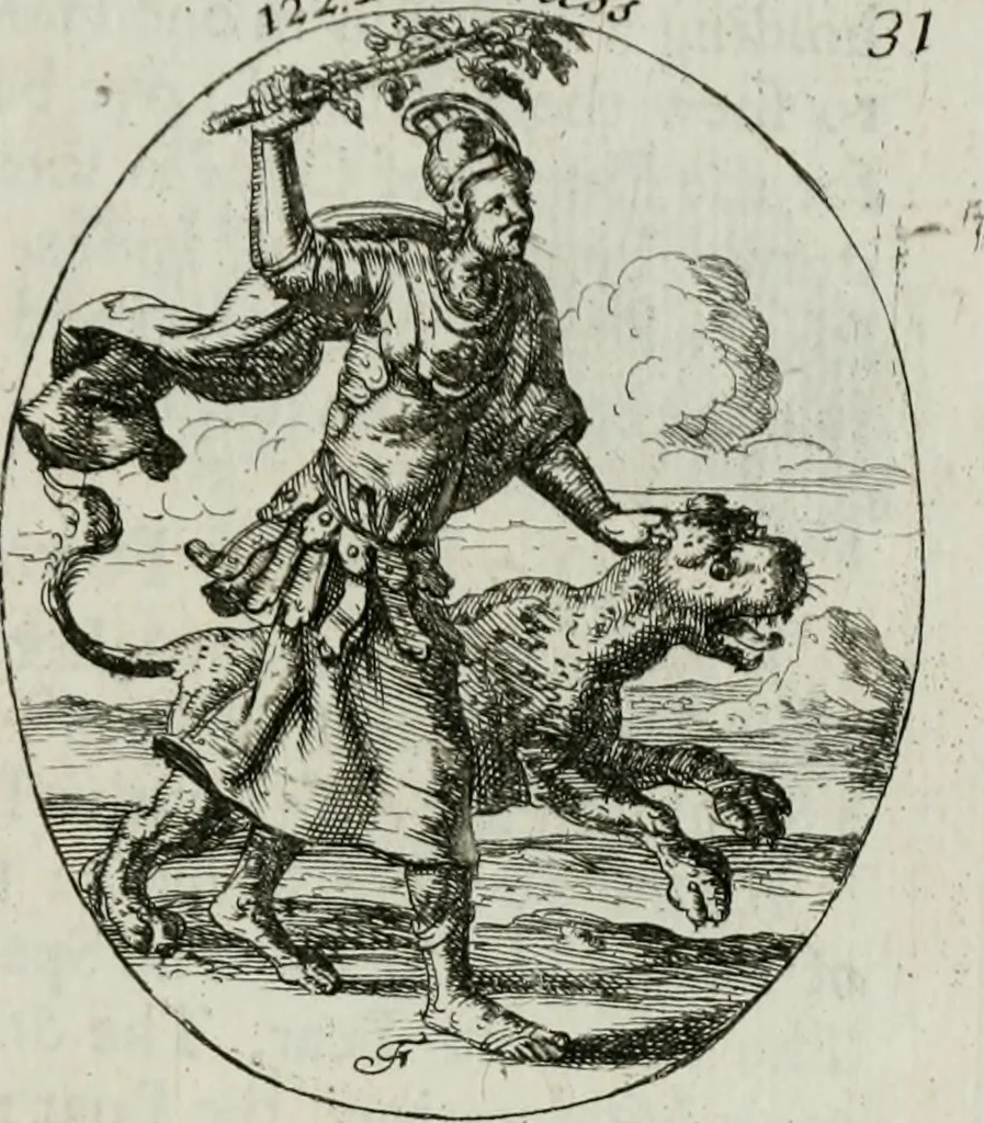 An illustration from Iconologia, or, Moral emblems, 1709, leaf 78