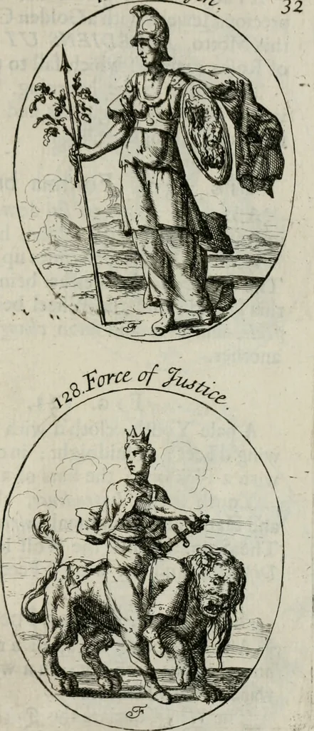 An illustration from Iconologia, or, Moral emblems, 1709, leaf 80