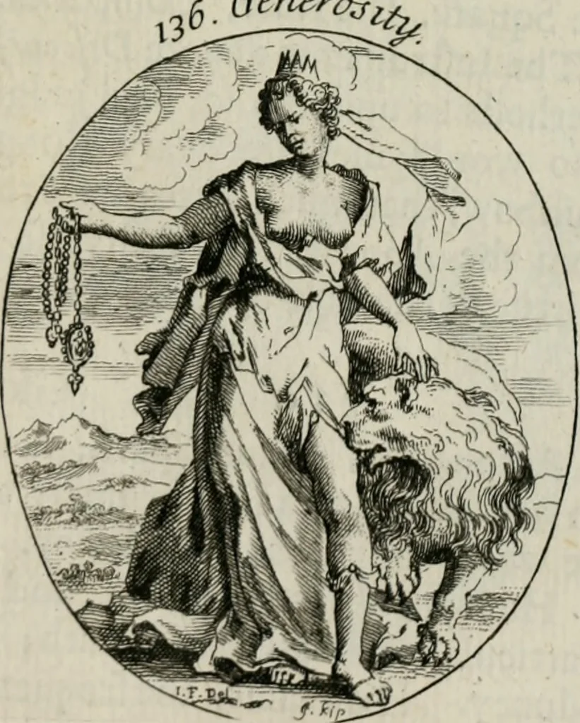 An illustration from Iconologia, or, Moral emblems, 1709, leaf 84