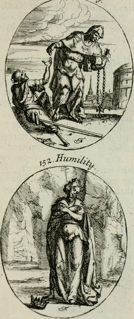 An illustration from Iconologia, or, Moral emblems, 1709, leaf 92