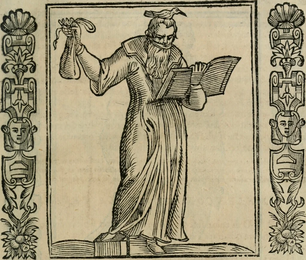 An illustration from Iconologia, ouero Descrittione d'imagini delle virtu', vitij, affetti, passioni humane, corpi celesti, mondo e sue parti., 1611, leaf 124