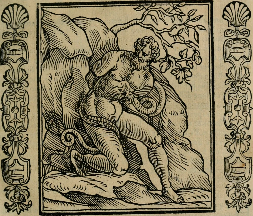 An illustration from Iconologia, ouero Descrittione d'imagini delle virtu', vitij, affetti, passioni humane, corpi celesti, mondo e sue parti., 1611, leaf 160