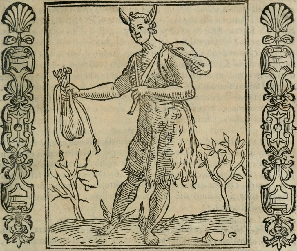 An illustration from Iconologia, ouero Descrittione d'imagini delle virtu', vitij, affetti, passioni humane, corpi celesti, mondo e sue parti., 1611, leaf 228