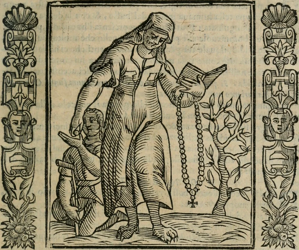 An illustration from Iconologia, ouero Descrittione d'imagini delle virtu', vitij, affetti, passioni humane, corpi celesti, mondo e sue parti., 1611, leaf 252
