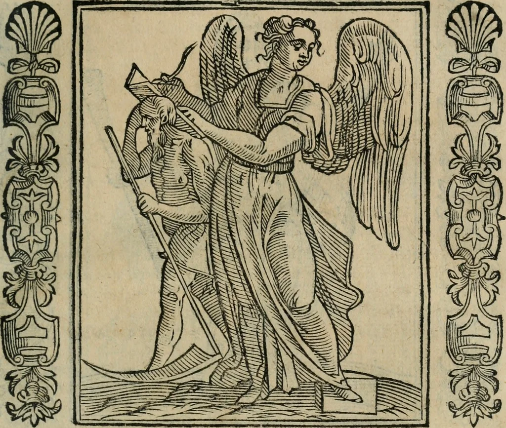 An illustration from Iconologia, ouero Descrittione d'imagini delle virtu', vitij, affetti, passioni humane, corpi celesti, mondo e sue parti., 1611, leaf 270