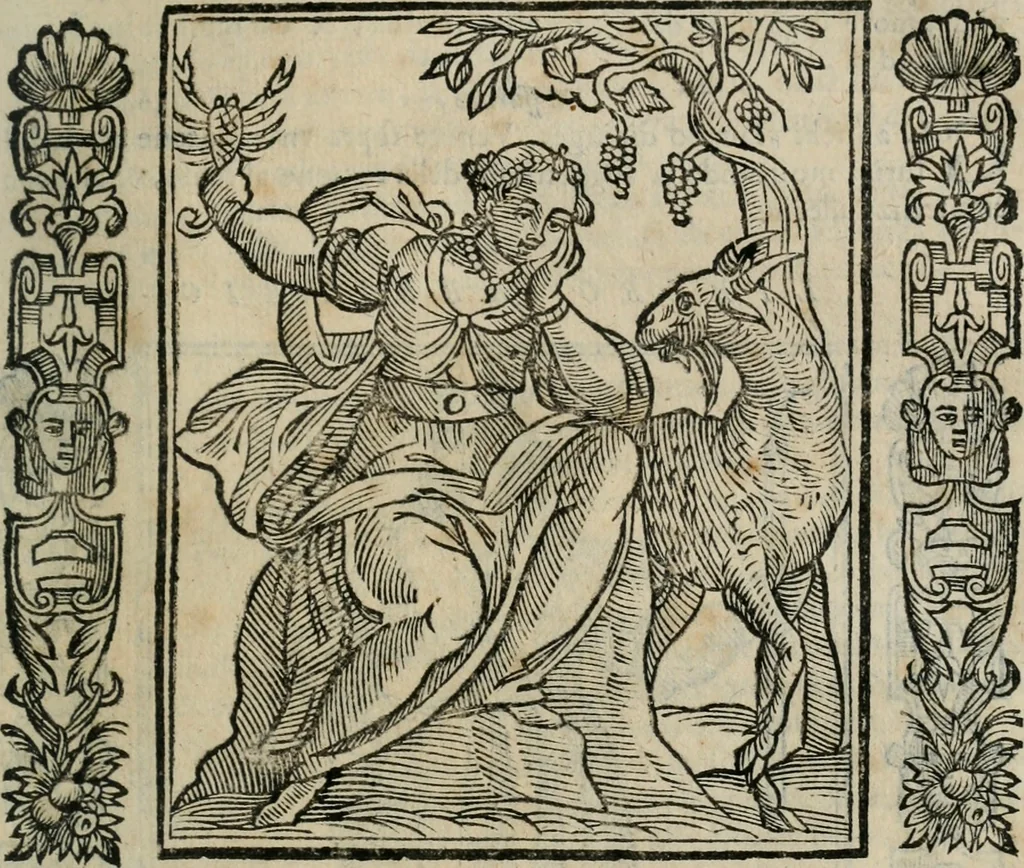 An illustration from Iconologia, ouero Descrittione d'imagini delle virtu', vitij, affetti, passioni humane, corpi celesti, mondo e sue parti., 1611, leaf 350