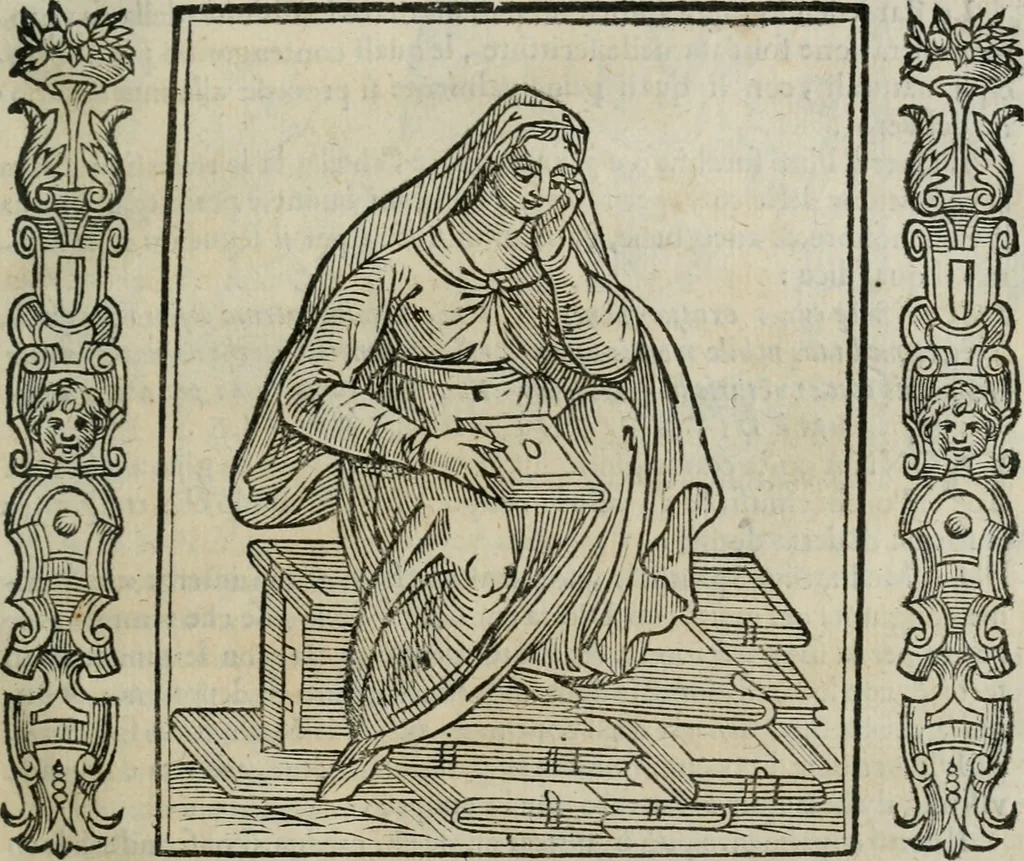An illustration from Iconologia, ouero Descrittione d'imagini delle virtu', vitij, affetti, passioni humane, corpi celesti, mondo e sue parti., 1611, leaf 366