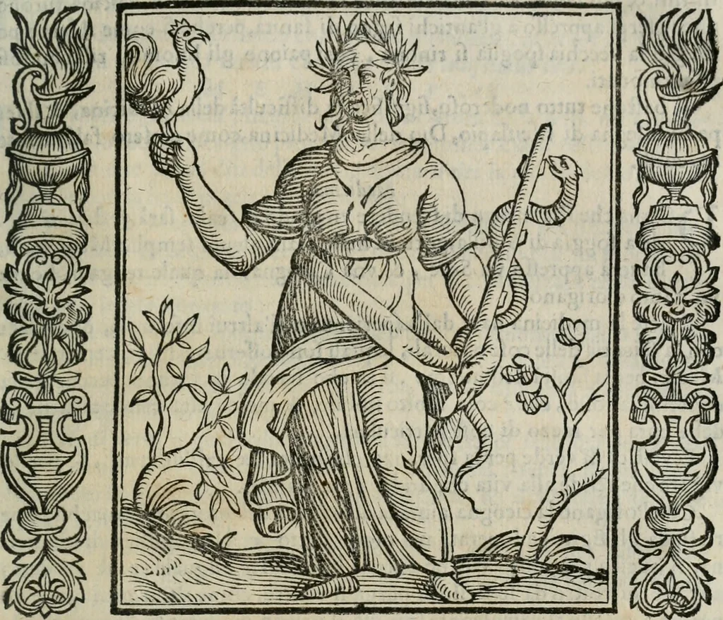 An illustration from Iconologia, ouero Descrittione d'imagini delle virtu', vitij, affetti, passioni humane, corpi celesti, mondo e sue parti., 1611, leaf 368