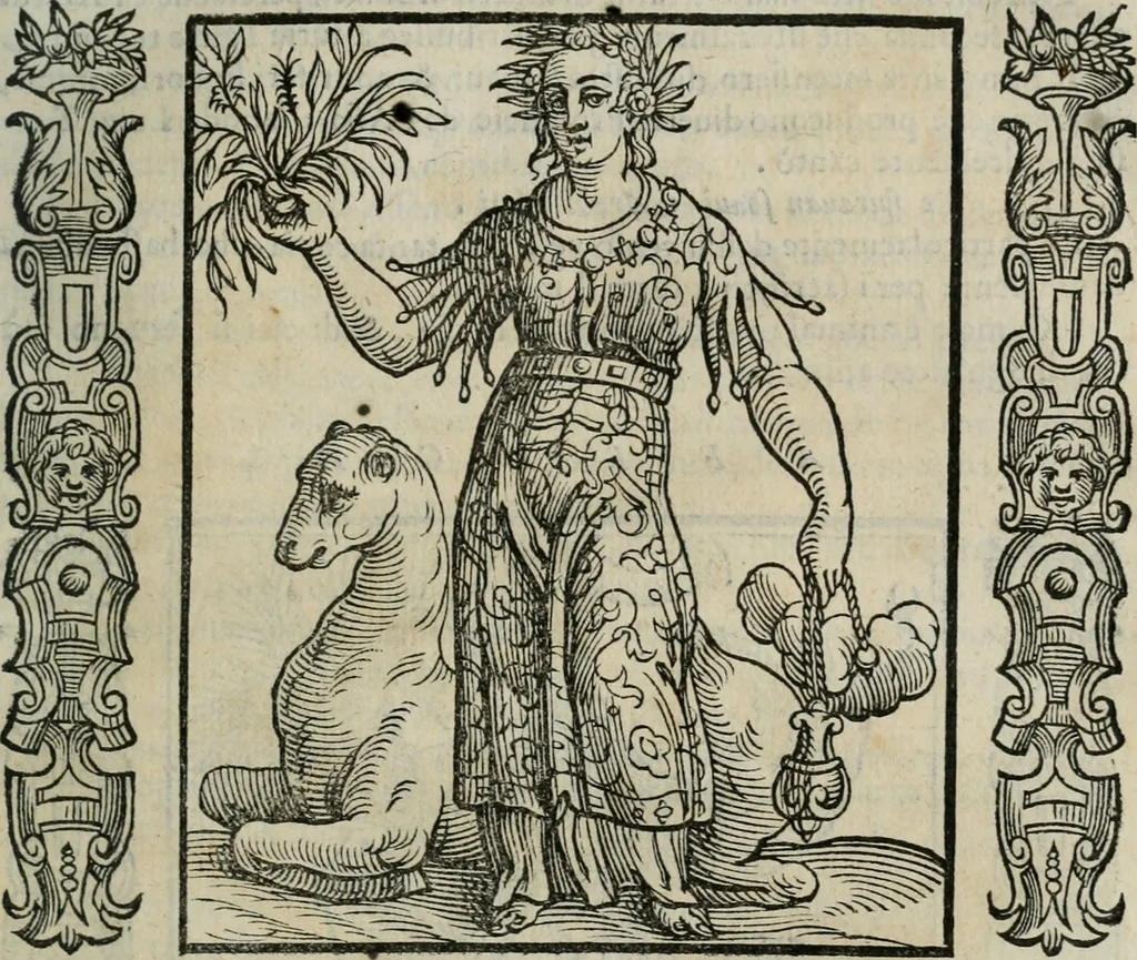 An illustration from Iconologia, ouero Descrittione d'imagini delle virtu', vitij, affetti, passioni humane, corpi celesti, mondo e sue parti., 1611, leaf 392