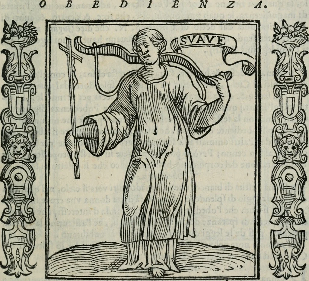 An illustration from Iconologia, ouero Descrittione d'imagini delle virtu', vitij, affetti, passioni humane, corpi celesti, mondo e sue parti., 1611, leaf 422