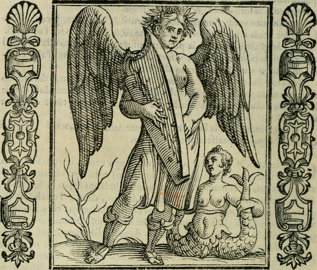 An illustration from Iconologia, ouero Descrittione d'imagini delle virtu', vitij, affetti, passioni humane, corpi celesti, mondo e sue parti., 1611, leaf 459