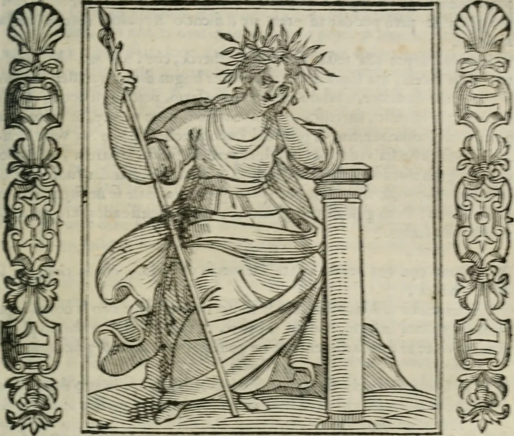 An illustration from Iconologia, ouero Descrittione d'imagini delle virtu', vitij, affetti, passioni humane, corpi celesti, mondo e sue parti., 1611, leaf 516
