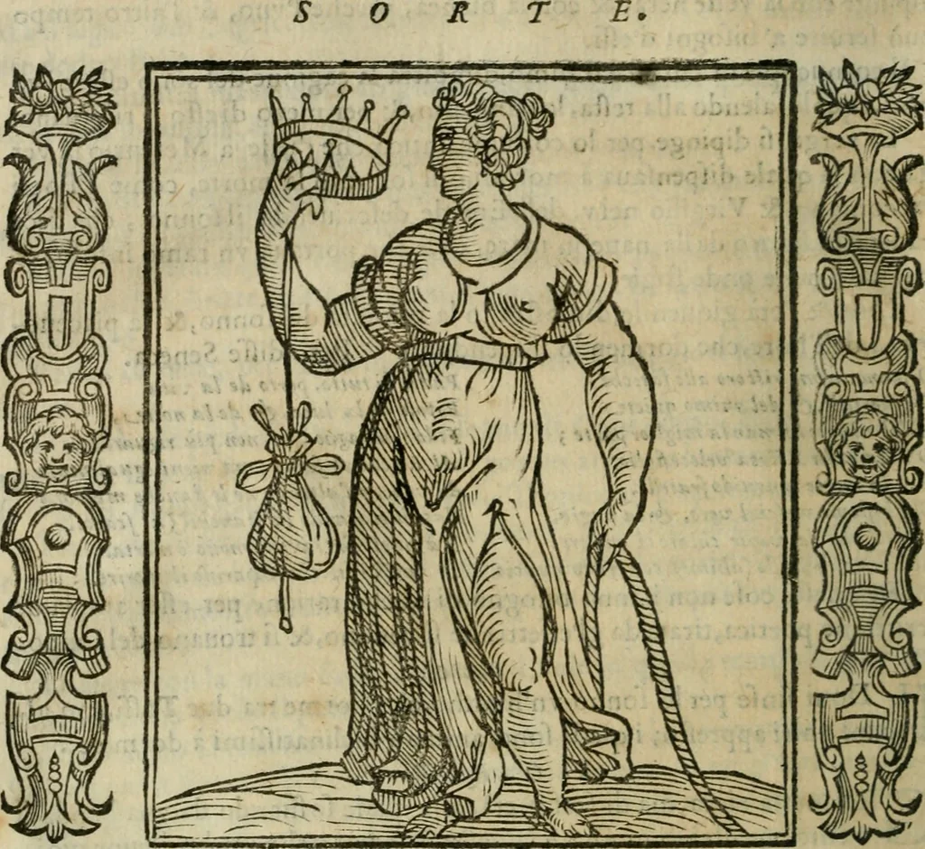 An illustration from Iconologia, ouero Descrittione d'imagini delle virtu', vitij, affetti, passioni humane, corpi celesti, mondo e sue parti., 1611, leaf 529