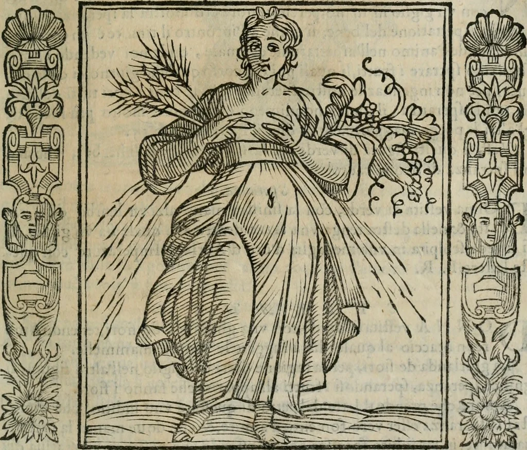 An illustration from Iconologia, ouero Descrittione d'imagini delle virtu', vitij, affetti, passioni humane, corpi celesti, mondo e sue parti., 1611, leaf 530